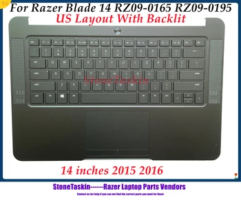 StoneTaskin 90% Nových NÁS podsvietená klávesnica Pre Razer Blade 14 RZ09-0165 RZ09-0195 Plamrest Dotykový Power-na Palube Kábel 2014 2015