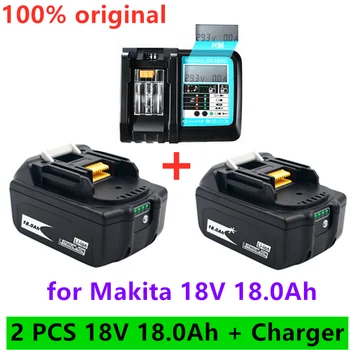 Batterie Lítium-iónová de 28 V, 18000mAh Nabíjateľná pour Makita, Chargeur de 100% BL1860, BL1840, BL1850, BL1830, BL1860B et LXT