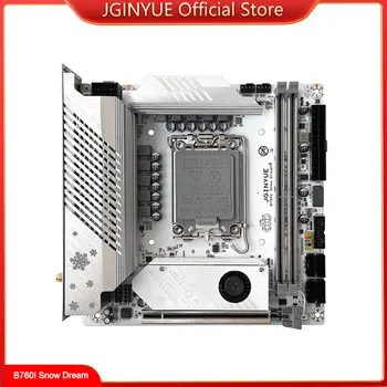 JGINYUE B760i Doske LGA 1700 Podpora Intel Core 12. a 13. DDR4 3200mhz RAM Najnovšie mini itx B760i-Sneh Sen