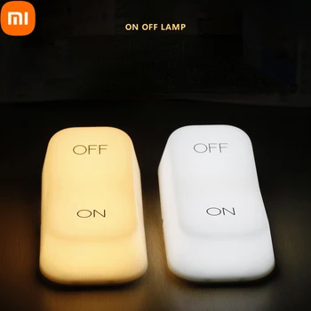 Xiao Tvorivé Senzor Prepnúť Nastaviteľné on-Off LED Nočné Svetlo Nočný Stolík Stolná Lampa Deti Darček USB Nabíjateľné 2 Režimy
