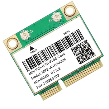 1 Kus MPE-AXE3000H Wifi Karta Pre BT 5.2 802.11 AX 2.4 G/5G/6Ghz Siete Wlan Card