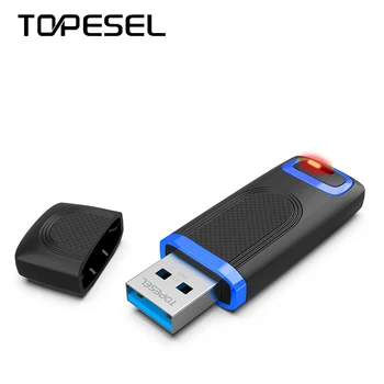Topesel USB Flash Disk 128GBUSB 3.1 Flash Disk Vysokou Rýchlosťou Palcom Jednotku s LED Indikátor Spp prídavné Lano, Slučky Prenosné Pero jednotky