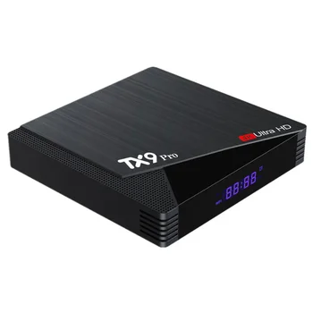 Lacné Kvalitné TX9 Pro Android 10.0 Set-Top Box 4K HD Dual Značky 2.4 G 5.8 G WiFi Media Player AIIwinner H313 Smart TV BOX