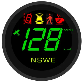 Head Up Display ADAS GPS Tachometer Inerciálnych Technológie GPS HUD LDWS PCW FCWS Alarm S videozáznamom Pre Tesla MODEL 3 Y