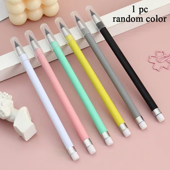 1Pc Náhodné Farby Večný Ceruzka Viesť Core Opotrebovaniu Nie je Ľahké Zlomiť Ceruzky Papiernictvo Dodávky Prenosných Vymeniteľné Pero