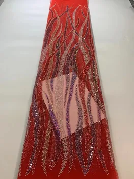 Červená Tylu Luxusné wan01-5# Vivi Čipky 2023 Nové Princezná Farebné Sequin Výšivky Pílenie Svadobné Šaty/Šaty/Strana Príležitosti