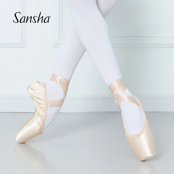 Sansha Dospelých, Deti Pointe Topánky Profesionálne Dievčatá, Ženy, Balet Tanečné Topánky Pre Tri Ramienka Flexibilitu P01S P02S P06S