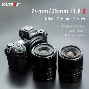 VILTROX 24mm 35mm F1.8 Automatické Zaostrovanie Full Frame Objektív širokouhlý Objektív s Veľkým Clona pre Nikon Objektív Z Mount Z7 Z50 Objektív