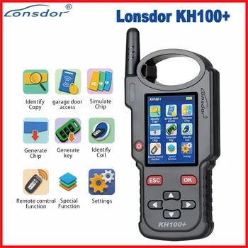 Lonsdor KH100+ KH 100 Diaľkové Maker Ručné Auto Smart Key Programátor Aktualizovať Verziu