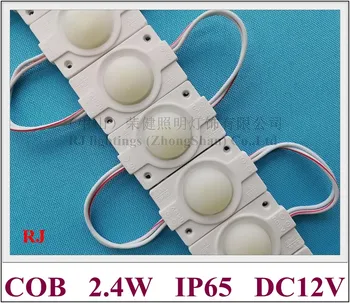 s objektívom kolo COB LED modul svetlo DC12V 2.4 W 220lm COB LED modul pre prihlásenie IP65 hliníka PCB 46 mm*30 mm*9mm