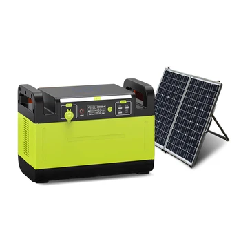 1500W Solárny Generátor Top Predajca Camping Vonkajšie Bezdrôtové Nabíjanie Lifepo4 Batérie Prenosné elektrické Stanice