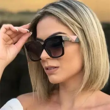 Fashion Square slnečné okuliare Ženy, Luxusné Značky Dizajnér Odtiene UV400 Retro Okuliare