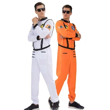 Muži Fáze Výkonu Pilot Uniformy Dospelých Žien Dovolenku Halloween Party Role-playing Jumpsuit Oblek