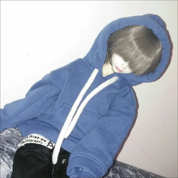 BJD bábiky oblečenie vhodné pre 1/4 veľkosti módne kapucňou basic sveter všestranný 1/4 oblečenie bábiky príslušenstvo