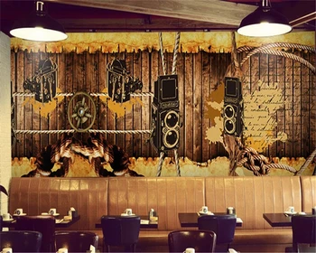 beibehang vlastnú tapetu 3d bezšvíkové retro nostalgia bežné Cafe Bar nástenné maľby gauč papier pozadí steny tému abstraktných de parede