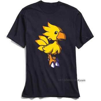 Final Fantasy Chocobo T Shirt Mužov Letné T-shirt O Krk v Pohode Človek Tees Muž Nadrozmerná Tričko Populárne Cvičenie, Fitness Chlapci TShirts