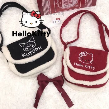Sanrio ahoj kitty dizajn messenger taška na jeseň zima dievča taška cez rameno roztomilá kabelka študent Jk Jednotné Lolita dievèa Y2k taška