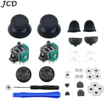 JCD L1 L2 R1 R2 Tlačidlá Trigger 3D Analógový Joystick Palec Palice Spp Vodivej Gumy Pre PS4 Radič Súbor Opravy