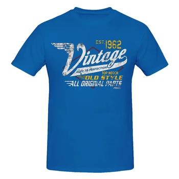 Zábavné Retro 1962 vo Veku Do Dokonalosti Racing 61 Rokov, T Košele Grafické Bavlna Streetwear Narodeninám Letné Štýl T-shirt