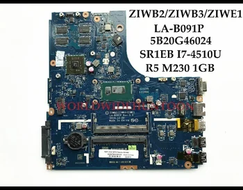 StoneTaskin 5B20G46024 pre Lenovo Ideapad B50-70 Notebook Doske ZIWB2/ZIWB3/ZIWE1 LA-B091P SR1EB I7-4510U R5 M230 1GB Testované