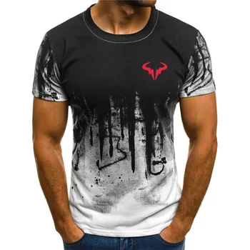 2023 Mužov 3D tlač T-shirt, pánske, krátky rukáv fashion T-shirt, okolo krku letné T-shirt, módne bežné T-shirt,