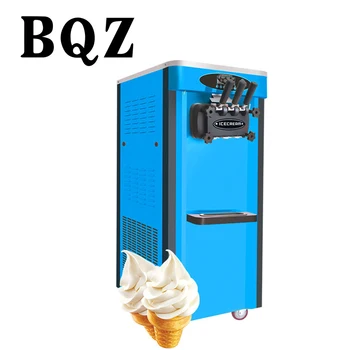 BQZ Módne Farby Profesionálne Elektrické Veľká Kapacita Dotyková plocha Soft Slúži taliansku zmrzlinu Stroj na Výrobu 3 Príchute Domáce
