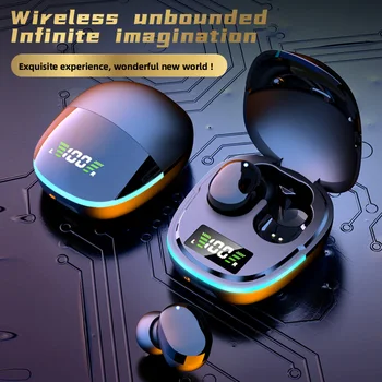 TWS G9S Bezdrôtové Slúchadlá LED Displej Slúchadlá Fone Bluetooth 5.1 Headset Zníženie Hluku Športové Vodotesné Slúchadlá S Mikrofónom