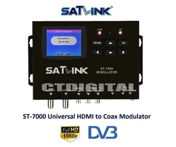 Satlink ST-7000 RF výstupu ATSC Modulátor H. 264 vs ST7000 ST-6503 pre usa kanada mexiko ect japonsko dhl