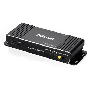 TESmart Jednotného / 4ports / 8ports / 16ports HDMI KVM konzoly monitor pc počítač KVM prepínač odborníkov Podpora 4k 60hz HDCP