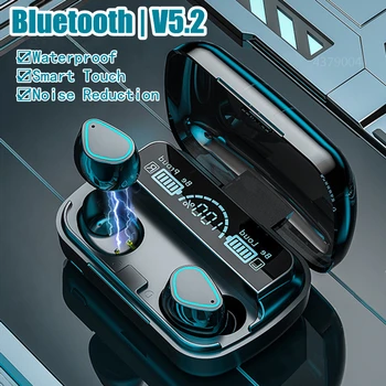 2023 Nové Bluetooth 5.2 Bezdrôtový TWS Slúchadlá Smart Touch Hovor Headset Nepremokavé Šumu Slúchadlá pre Všetky Smartphony
