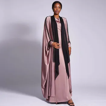 Kaftan Abaya Dubaj Turecko Islam Arabské Moslimské Sady Župan Longue Kimono Ensemble Femme Musulmane Abayas Pre Ženy Kaftane Marocain