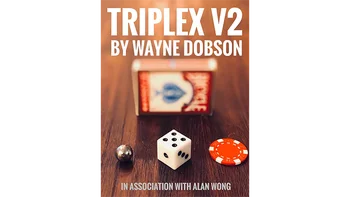 TRIPLEX V2/2.0 Waybe Dobson a Alan Wong (Trikov + online vyučovanie) Myseľ Magické Triky, Zábavné Ilúzie magia rekvizity