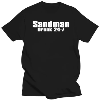 Ecw Sandman Použiť Krátky Rukáv T shirt dotlač Košele Pre Mužov