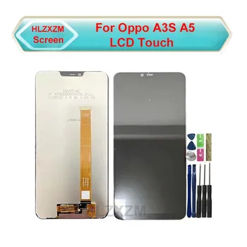 Pre OPPO A5 LCD Displej A3S LCD Displej S Dotykovým displejom Digitalizátorom. Montáž Výmenu Nástrojov
