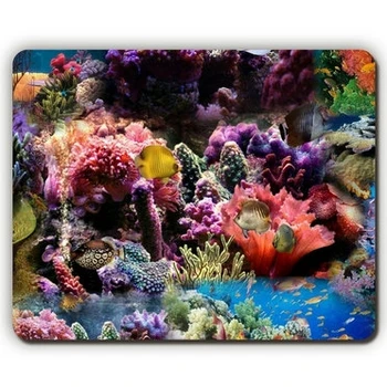 Vysoko Kvalitné Podložku pod Myš,Útes Koralov Ryby,Hry Office Mousepad 9.85 x 8.2. / 30 x 25 cm