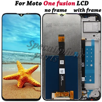 Displej Pre MOTO Jeden Fusion LCD S Rámom Dotykový Panel Obrazovky Digitalizátorom. Pantalla Montáž Na Moto XT2073-2 Náhradné Diely