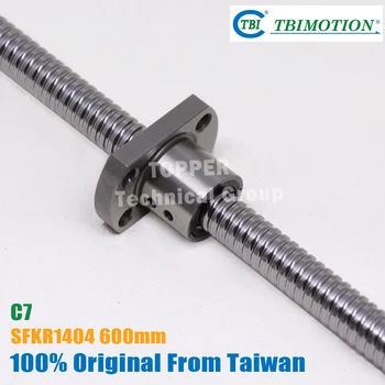 Taiwan TBI 1404 guľôčkovej skrutky 600mm C7 4 mm dia s SFK1404 matica miniatúrne CNC 3d tlačiarne diely