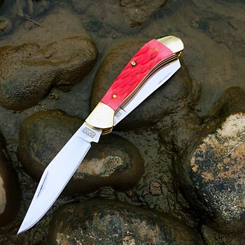 Slip Spoločné multi-blade Vreckový nôž moderné tradtional skladacie nože zložky kostnej materiálu zber