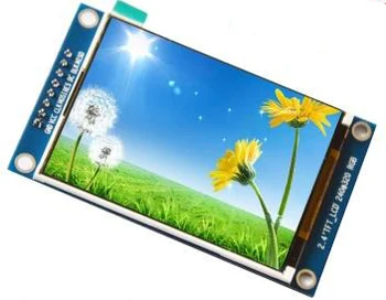2,4-palcový 8PIN SPI HD Farieb TFT LCD Modul ILI9341 Jednotky IC 240*320 Žiadny Dotyk