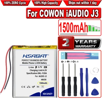 HSABAT 1500mAh Batéria pre COWON iAUDIO J3