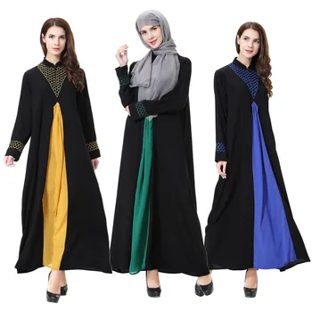 Dámske Oblečenie 2023 Blízkom Východe Dubaj Nádherné Výšivky Dlhý Rukáv Moslimských Štyri ročné obdobia Šaty Abaya