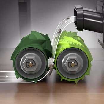 4X Brush Roll Pre Roomba I7 E5 E6 Série Robot Vysávač Náhradné Náhradné Diely Zelená