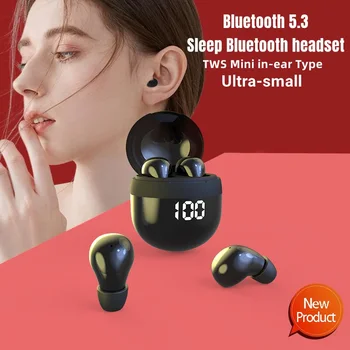 SK18 Mini Bluetooth Headset Spánku TWS In-Ear HIFI Zvuk Kvality Nepremokavé, Sweatproof, Inteligentné Dotykové Zníženie Hluku Šport