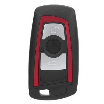 Smart Key Shell Vynikajúca Náhrada Black Red Kľúča Vozidla Prípade 3 Tlačidlo Ľahký pre Auto Dielov