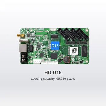 HD-D16 vysoko výkonné špeciálne kontroly karty pre malý displej, obrázky, texty, animované slová neon pozadí 3D TEXT a hodiny