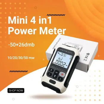 Mini 4 in 1 Multifunkčné Optických Power Meter -50+26dmb 10/20/30/50 mw Vizuálne Poruchy Locator Siete nástroj Kábel Laserového Test