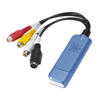 Plug And Play Pre Easycap USB 2.0 Jednoduché Spp Audio Video Capture Adaptér VHS DVD, DVR TV Zachytiť Kartu Prevodník Video Grabber