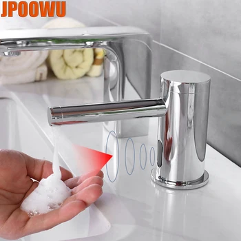 Touchless Mydla Automatické Pena Mlieko Fľaše, Dávkovače Ručné Umývanie Paluby Mount Kúpeľňa WC Infračervený Snímač Pohybu Dozator