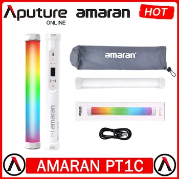 Aputure Amaran PT1c RGBWW Tube Light, 4 Pixel-Mappable 8W 2700K 10,000K RGB Svetlo Prútika pre Studio Video Fotografovanie