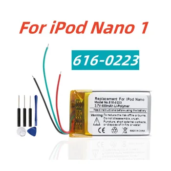 616-0224 Batérie 616-0223 Pre iPod Nano 1 1. Gen Generácie MP3 Nabíjateľná Nano1 616-0223 Batérie + Nástroje